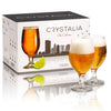 Toledo Beer Glasses, Set of 6 - CRYSTALIA GLASS